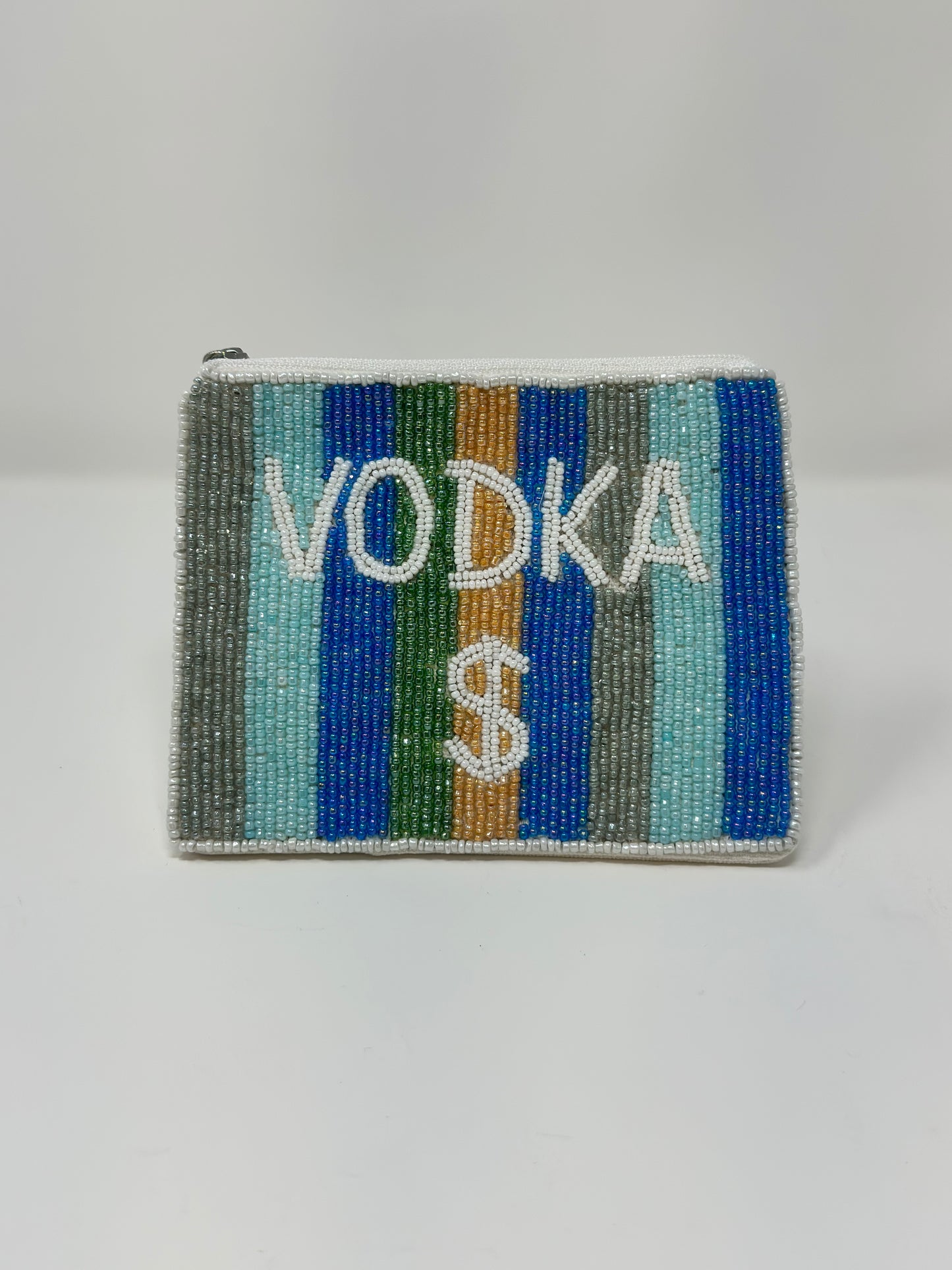 Vodka $ Beaded Pouch