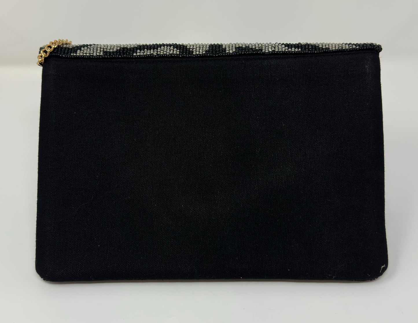 Beaded Clutch Zebra