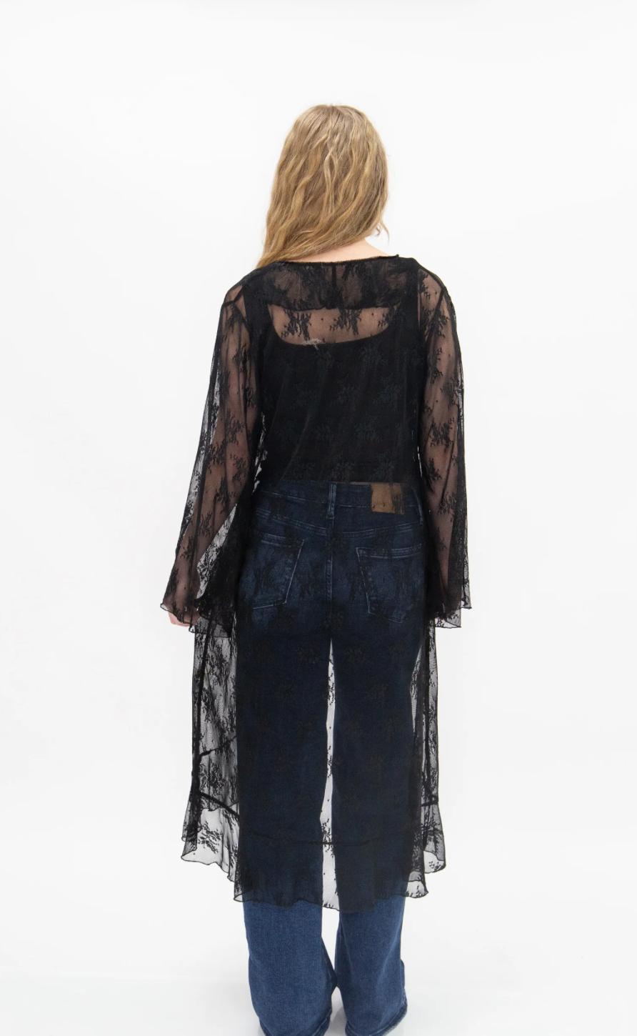 Long Lace Kimono