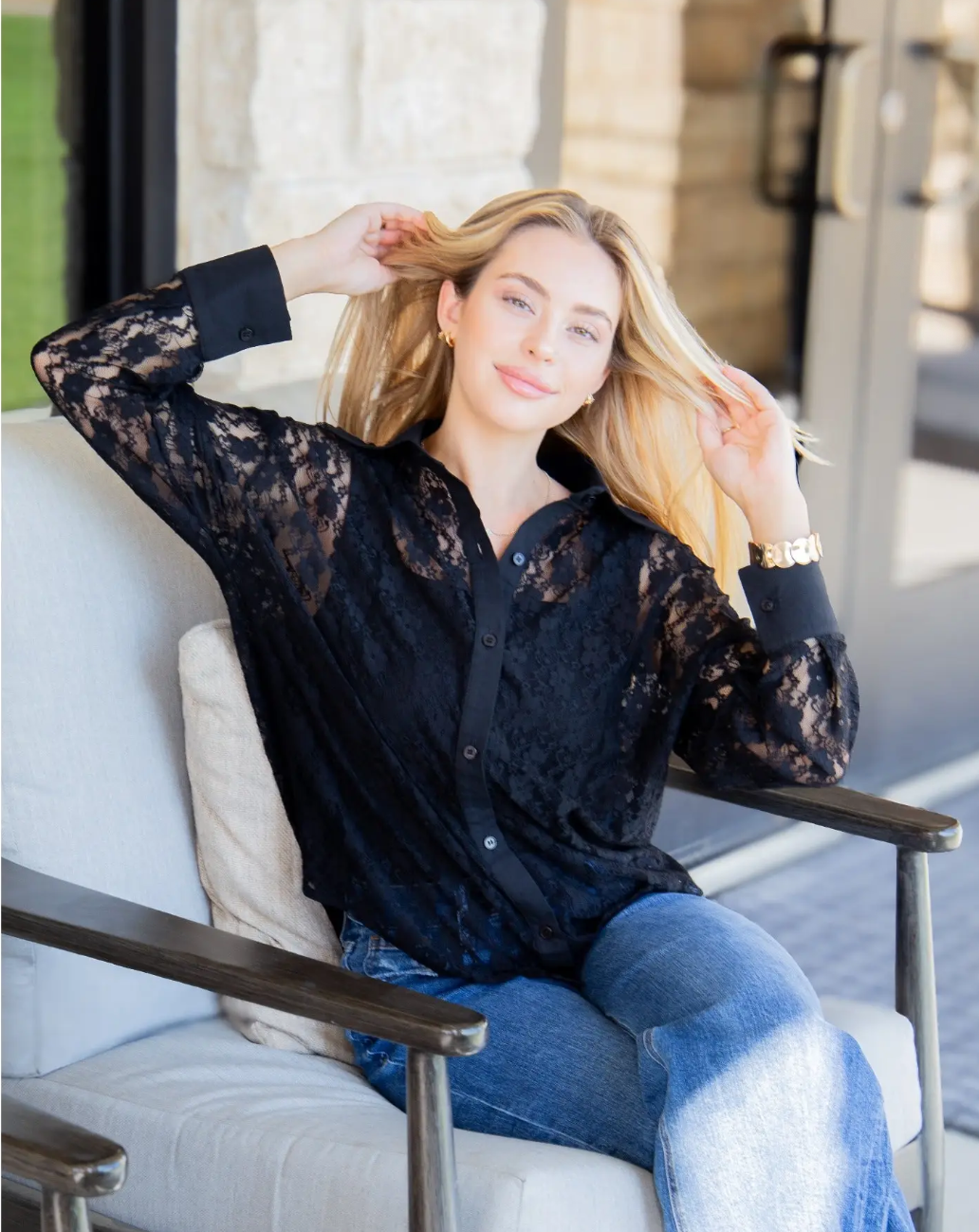 Katherine Button Up