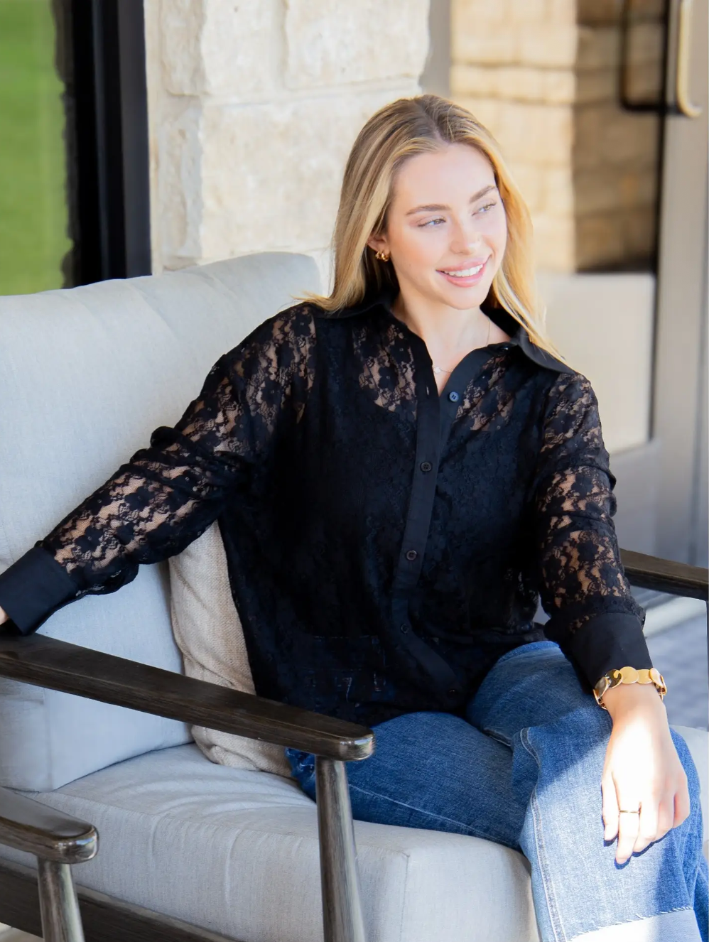 Katherine Button Up