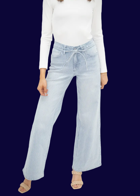 Striped Jeans