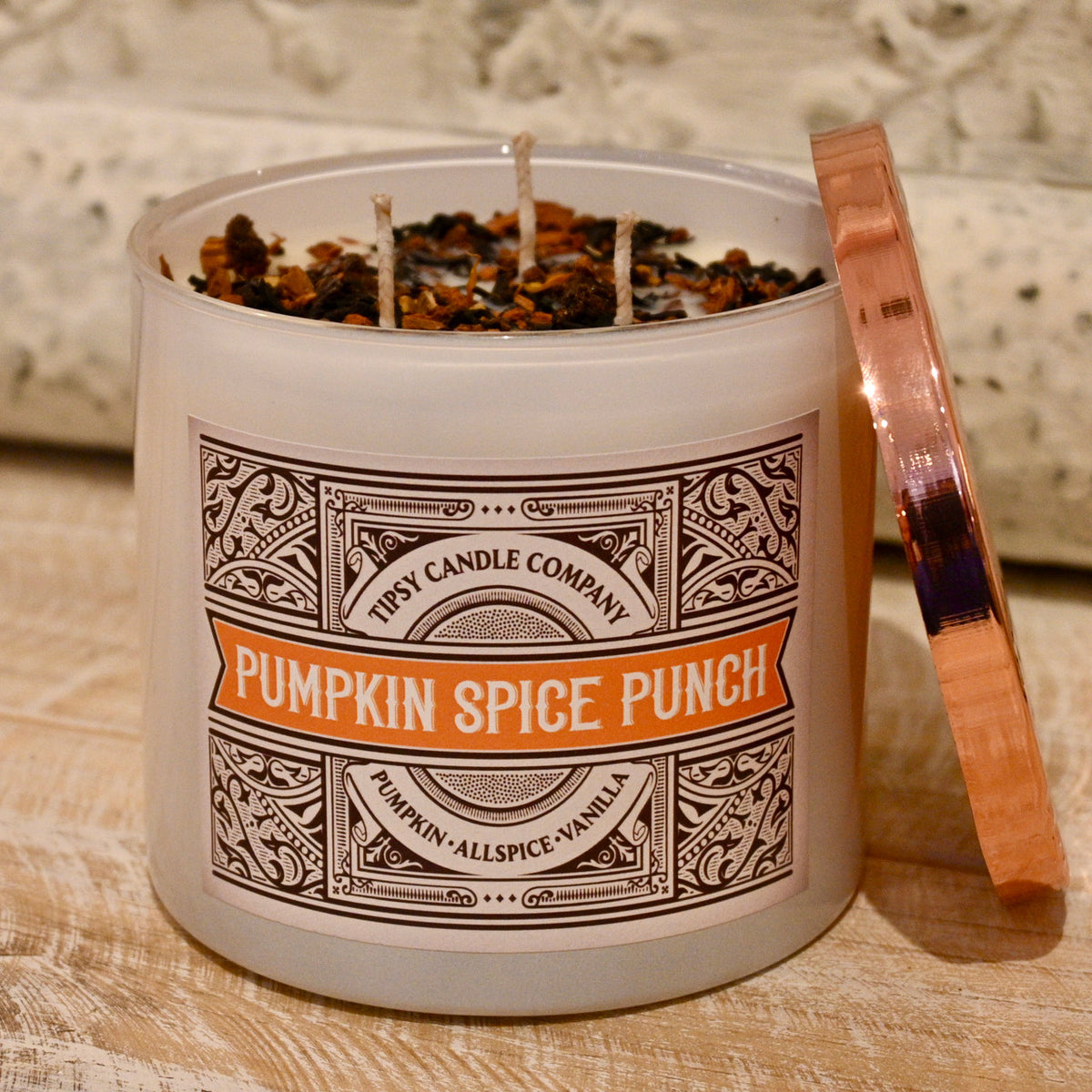 Tipsy Candle Seasonal 3 wick